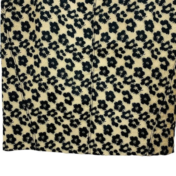 Ann Taylor flower leopard print skirt - Picture 6 of 11